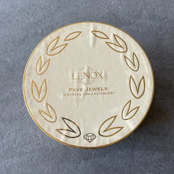 VINTAGE LENOX CRYSTAL PAVE JEWELS DIAMONDS & PEARLS MINI GRECIAN POSY 4"… - Picture 8 of 8